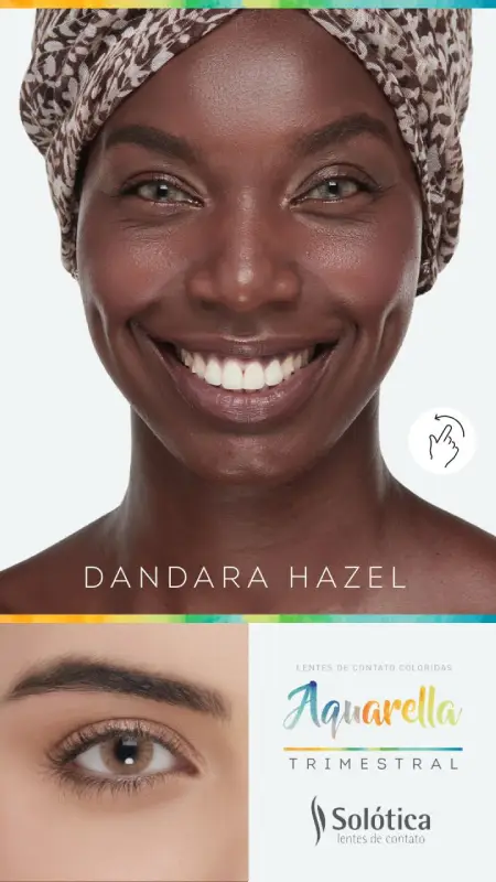 Lentes de contato para correção visual